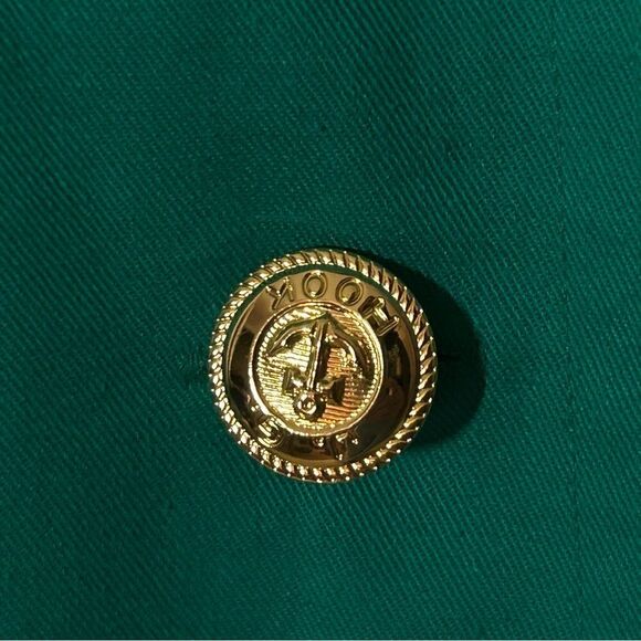 J.G. Hook Vintage Cotton Green Buttoned Maxi Dress - Picture 2 of 6